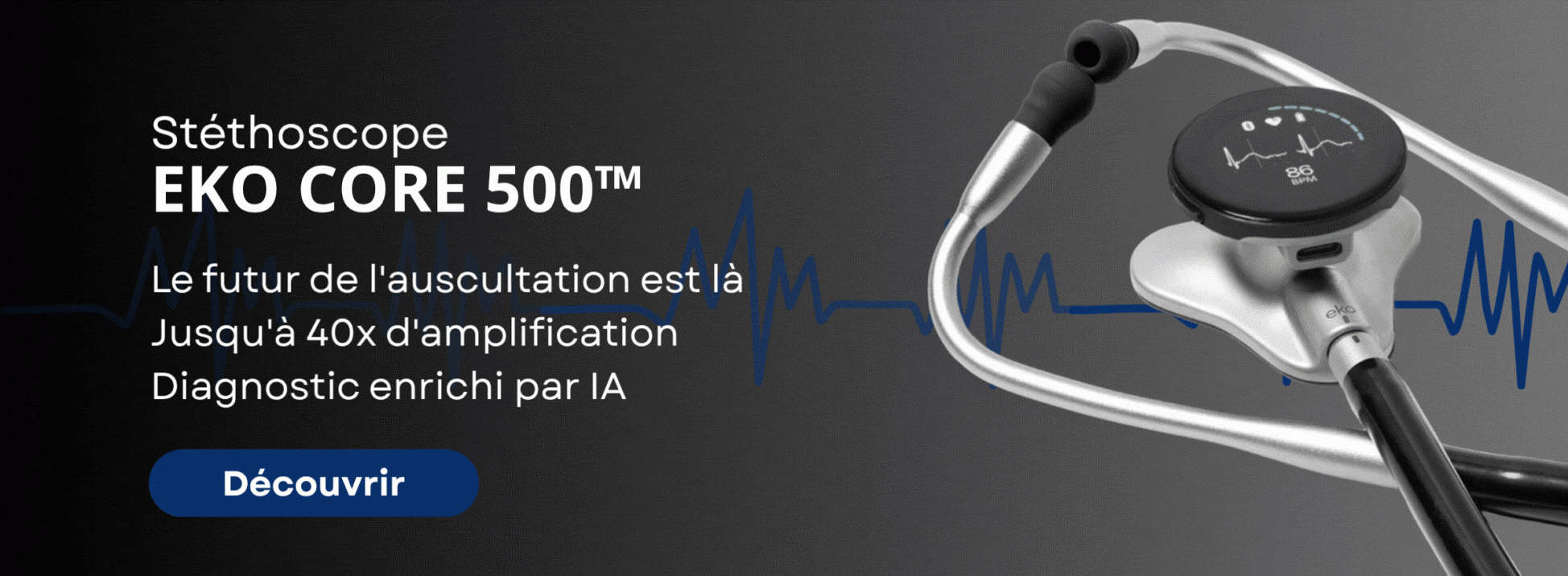 nouveauté Stéthoscope Digital Eko CORE 500™